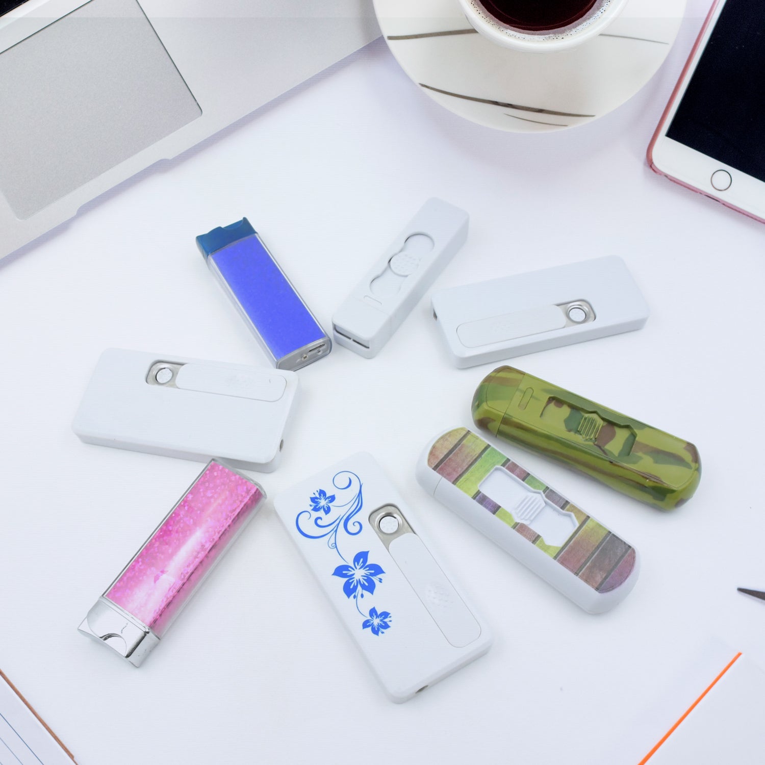 8884 Stylish Electric USB Lighter for Men & Women, Regular Cigarettes Portable USB Rechargeable Flameless, Coil Slim Cigarette Lighter with Charging Cable, Windproof E lighter, Lighter for Smoking (1 Pc Mix Deisign & Color ) 8884 Stylish Electric USB Lighter for Men & Women, Regular Cigarettes Portable USB Rechargeable Flameless, Coil Slim Cigarette Lighter with Charging Cable, Windproof E lighter, Lighter for Smoking (1 Pc Mix Deisign & Color )